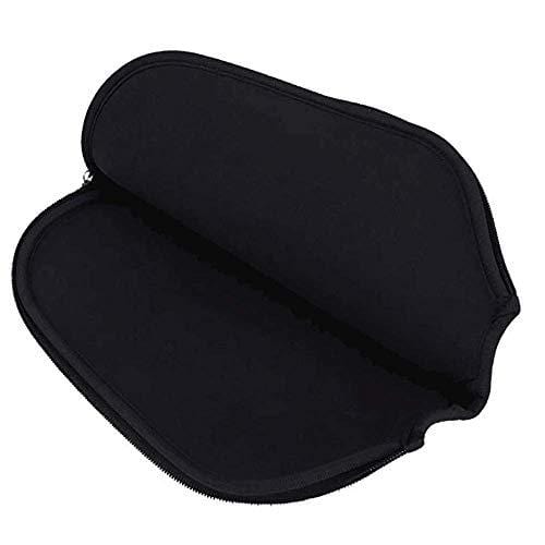 AngelDOU Country Decor Lightweight Neoprene Durable Pickleball Paddle Cover Photo of Magical Sunbeams Lighting Through Trees at Sunset in The Forest Nature Print Holder Sleeve Case Protector.Yellow O