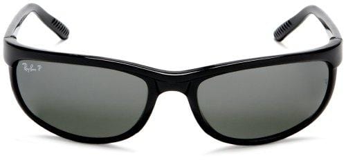 Ray-Ban, Men’s Predator 2 Sunglasses, RB2027, Men’s Polarized Sunglasses, Acetate Frame, Crystal Lenses, 100% UV Protection, Protective Case, 62 mm Lenses - Ultra Pickleball