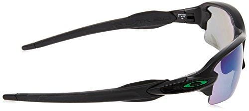 Oakley Men's Flak 2.0 (a) Polarized Iridium Rectangular Sunglasses, Matte Black, 61.0 mm