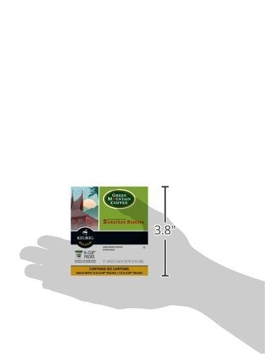 Green Mountain Coffee Roasters Sumatran Reserve Keurig Single-Serve K-Cup Pods, Dark Roast Coffee, 72 Count (6 Boxes of 12 Pods)