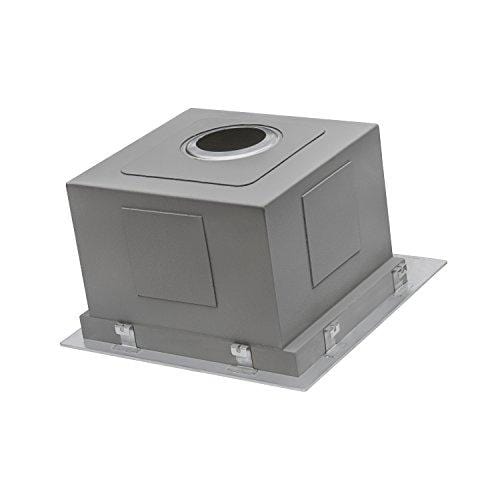 Ruvati 15 x 15 inch Workstation Drop-in Topmount Bar Prep RV Sink 16 Gauge Stainless Steel - RVH8215