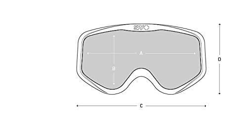 Spy Optic Cadet 313347374207 Snow Goggles, One Size (Matte Black Frame/Silver Lens)