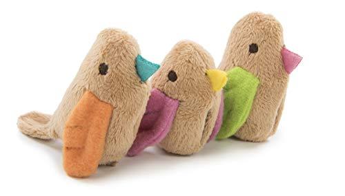 SmartyKat Chickadee Chirp Cat Toy with Bird Sounds(shapes/colors may vary)