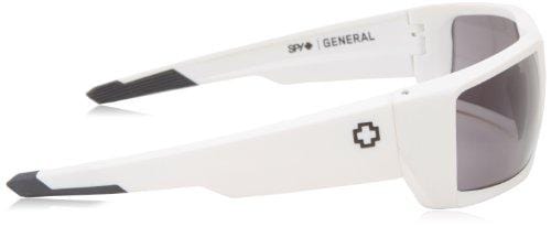 Spy Optic General Matte White-Grey Wrap, 66 mm