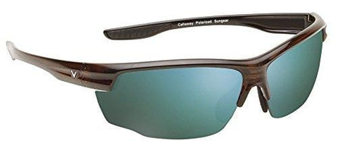 Callaway  Sungear Kite Golf Sunglasses - Tortoise Plastic Frame, Gray Lens w/Green Mirror [product _type] Callaway - Ultra Pickleball - The Pickleball Paddle MegaStore