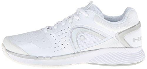 HEAD Women's Sprint pro-w, White/Gray/Silver, 7 M US