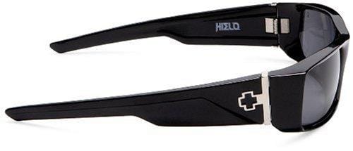 Spy Optic Hielo Polarized Sunglasses,Shiny Black Frame/Grey Lens,one size