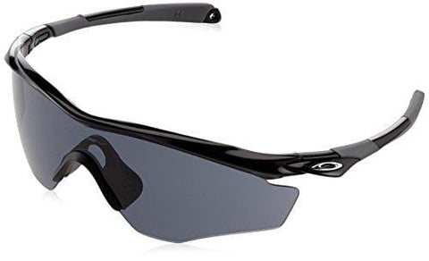 Oakley Men's M2 Frame XL OO9343-01 Shield Sunglasses, Polished Black, 145 mm