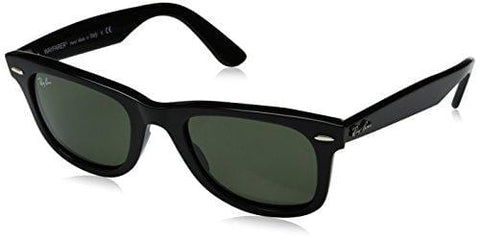 Ray-Ban Unisex-Adult Wayfarer 2140 Square Sunglasses, Black, 50mm
