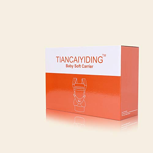 TIANCAIYIDING Ergonomic Baby Carrier，Soft & Breathable Baby Carriers Backpack Front and Back for Infants to Toddlers Up to 44 lbs