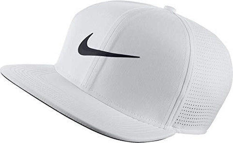NIKE Unisex AeroBill Adjustable Cap, White/Anthracite/Black, One Size