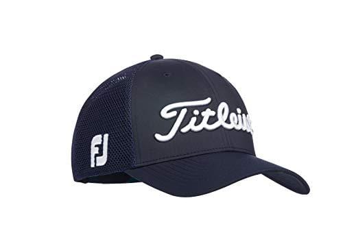 Titleist Men's Tour Performance Mesh Golf Hat, Navy/White