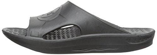 Telic Unisex Slide Sandal, Black, 10 B(M) US WOMEN/9 D(M) US MEN