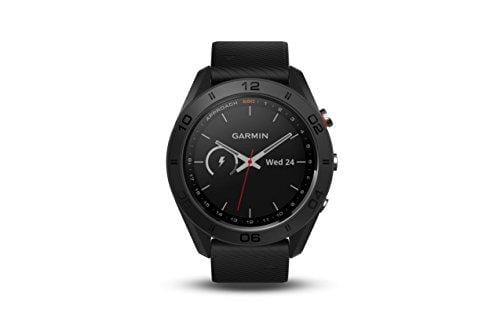 Garmin Approach S60, Premium GPS Golf Watch with Touchscreen Display and Full Color CourseView Mapping, Black w/Silicone Band