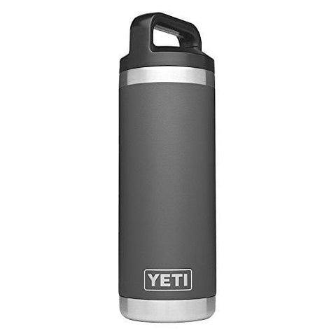 YETI Rambler 18 oz Stainless Steel Vacuum Insulated Bottle with Cap, Charcoal