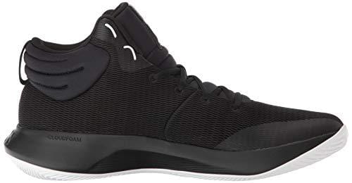 adidas Men's Pro Elevate 2018 Basketball Shoe, White/Black, 11.5 M US