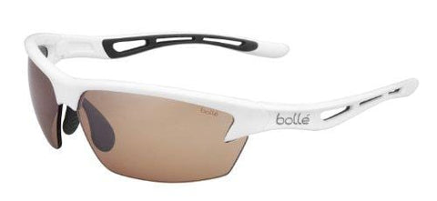 Bolle Bolt Sunglasses, Shiny White/Gray, Modulator V3 Golf oleo AF