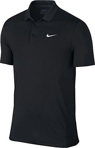 Nike 2016 Victory Solid Logo Chest Mens Golf Polo Shirt Black Medium