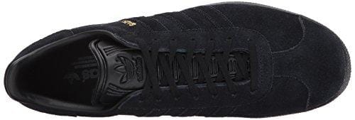 adidas Originals Gazelle Sneaker,BLACK/BLACK/METALLIC GOLD,12.5 Medium US