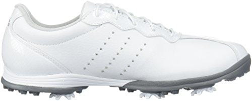 adidas Women's W Adipure DC Golf Shoe, FTWR White Silver met, 8.5 Medium US [product _type] adidas - Ultra Pickleball - The Pickleball Paddle MegaStore