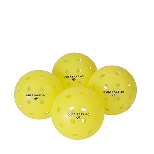 Onix Pickleball Dura Fast 40 Pickleball Balls - Outdoor Pickleballs Neon Green and Yellow Available