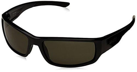 Smith Survey Polarized Sunglasses Black/Polarized Gray Green, One Size - Men's