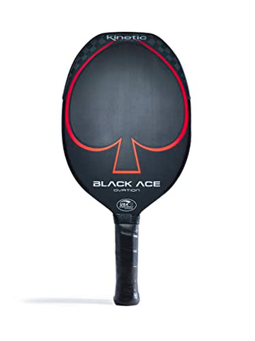 PROKENNEX Black Ace Ovation - Pickleball Paddle with Toray 700 Carbon Fiber Face - Comfort Pro Grip - USAPA Approved