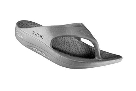 Telic Flip Flop Sandal Shoes Color Dolphin Gray Various Sizes (M)