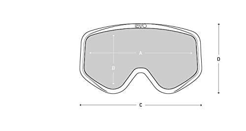 Spy Optic Woot Snow Goggles, One Size (Matte Black Frame/Silver Mirror + Persimmon Lens)