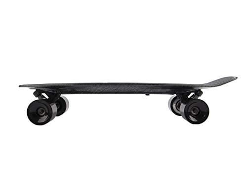 Voyager Neutrino Compact Electric Cruiser Skateboard with Bluetooth Remote, 350W Brushless Motor, 12.5 MPH Max Speed, up to 7 Mile Range (Black)
