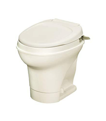 Thetford Aqua Magic V RV Toilet Hand Flush-High Profile-Parchment Color 31668