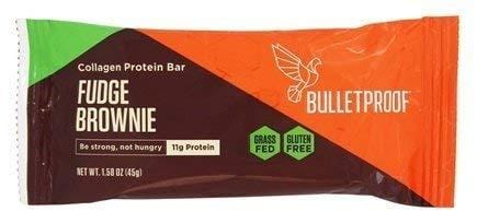 Bulletproof Collagen Protein Bars 12 Bars (Fudge Brownie)