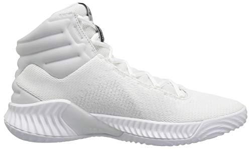 adidas Men's Pro Bounce 2018 Basketball Shoe, Black/Crystal White, 8.5 M US