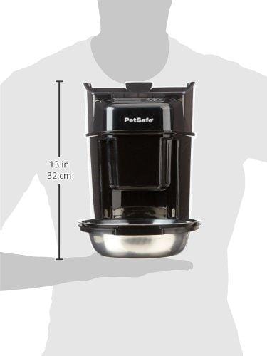 PetSafe Healthy Pet Simply Feed Automatic Pet Feeder, Dispenses Dog Food or Cat Food, Digital Clock