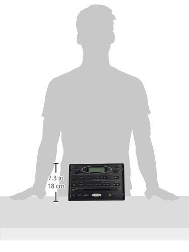 Jensen AWM965 AM/FM|CD|DVD|MP3/USB Wallmount Stereo with DVD Player, Front USB Supports MP3, WMA, JPEG Formats, Remote Control Included, 12 Volt