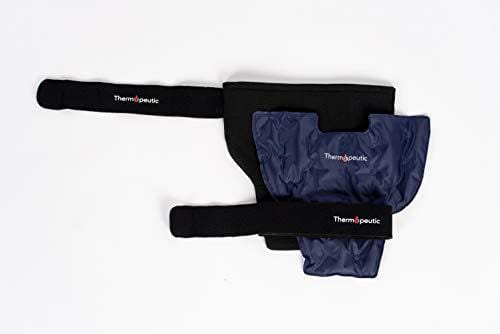 Thermopeutic Cold Compression Wrap for Sprained Ankle, Plantar Fasciitis, Achilles Tendonitis and Foot - Extremely Form Fitting & Temperature Retention