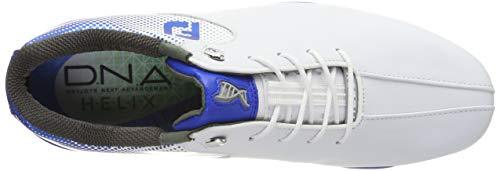 FootJoy Men's D.N.A. Helix-Previous Season Style Golf Shoes White 13 M Electric Blue, US [product _type] FootJoy - Ultra Pickleball - The Pickleball Paddle MegaStore