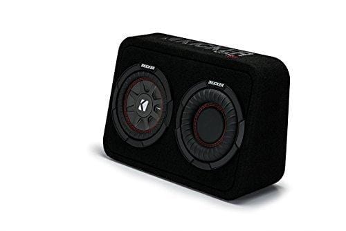 Kicker TCWRT672 CompRT 6.75" Subwoofer in Thin Profile Enclosure 2ohm 150W