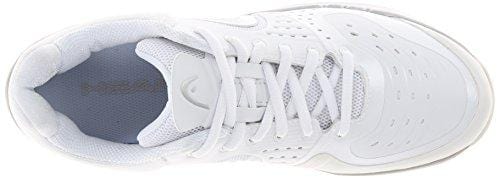 HEAD Women's Sprint pro-w, White/Gray/Silver, 7 M US