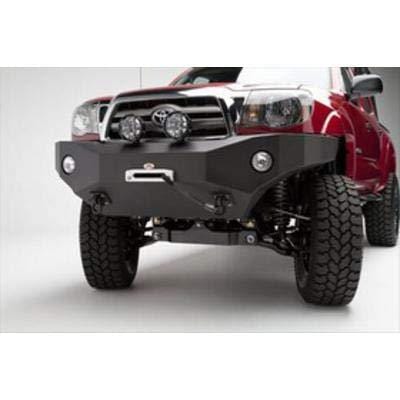 Body Armor 4x4 TC-19335 Black - Steel Front Winch Bumper for 2005-2011 Toyota Tacoma