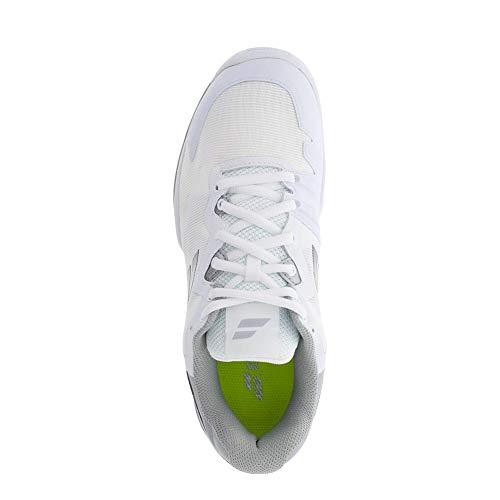 Babolat Women`s SFX 3 All Court Tennis Shoes White and Silver (9.5 - TennisExpress)