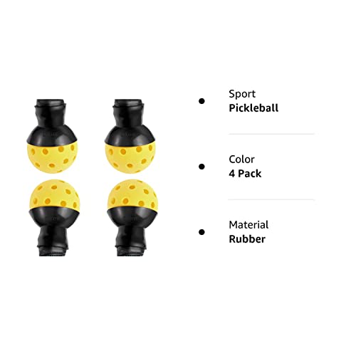 EASYPICK Pickleball Ball Retriever Picker Upper: Fits All Standard Pickleball Paddles, Easy Attaches Pickleball Paddles, The Easy Way Pick Up Pickleball Balls Without Bending Over, Black (1 Pack)