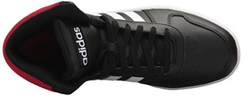 adidas Men's VS Hoops Mid 2.0, Core Black/White/Scarlet, 10.5 M US