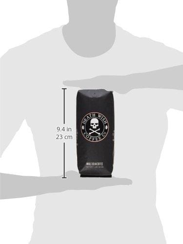 Death Wish Organic USDA Certified Whole Bean Coffee, 16 Ounce Bag