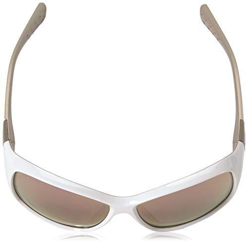 Nike Eyewear Women's Minx Rectangular Sunglasses, White, 59 mm