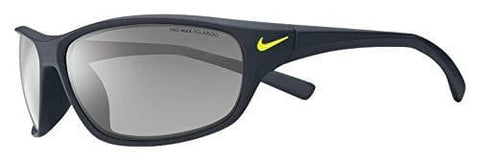 Nike Eyewear Men's Rabid EV0603-007 Rectangular Sunglasses, MATTE BLACK, 63 mm