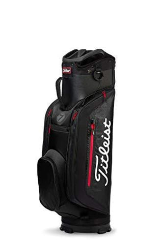 Titleist Club 7 Golf Cart Bag, Black/Black