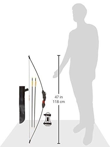 PSE Youth Explorer Recurve Bow, Black, 15-Pound, Right Hand/Left Hand