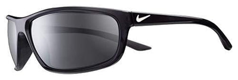 Nike Eyewear Men's Nike Rabid Rectangular Sunglasses, ANTHRACITE/WHITE, 64 mm