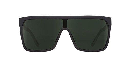 Spy Flynn Sunglasses Matte Black White with Happy Gray Green Lens Sticker